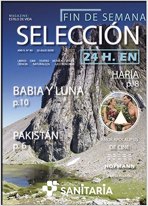 Portada de la revista Selección con paisaje montañoso y texto destacado.