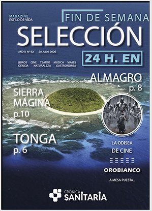 Portada de la revista Crónica Sanitaria con selección de actividades