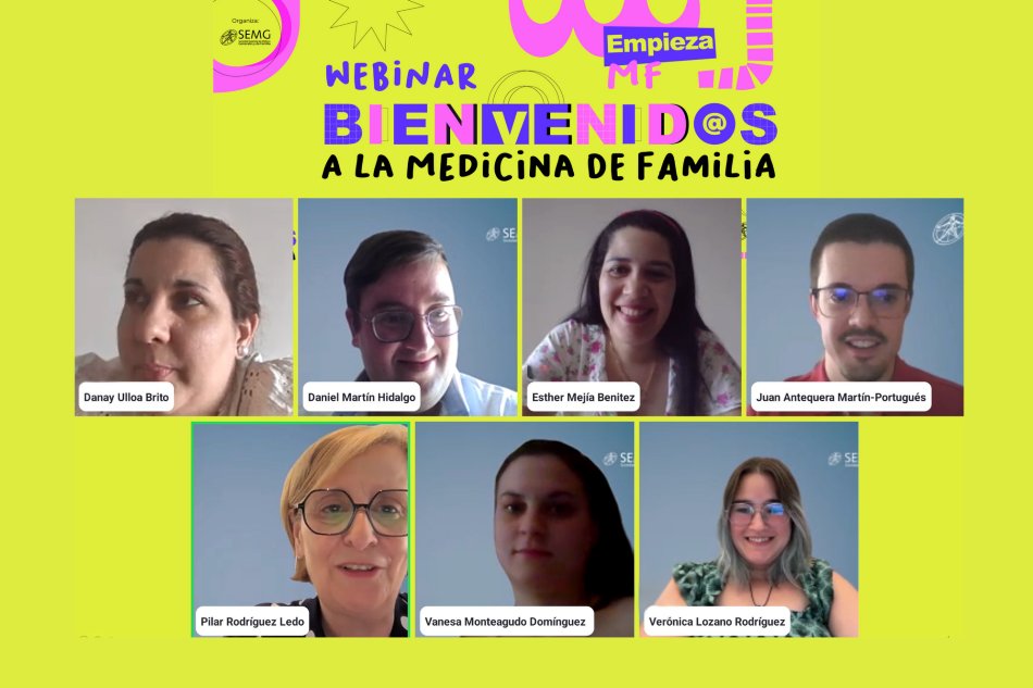 Participantes del webinar sobre Medicina de Familia de la SEMG.